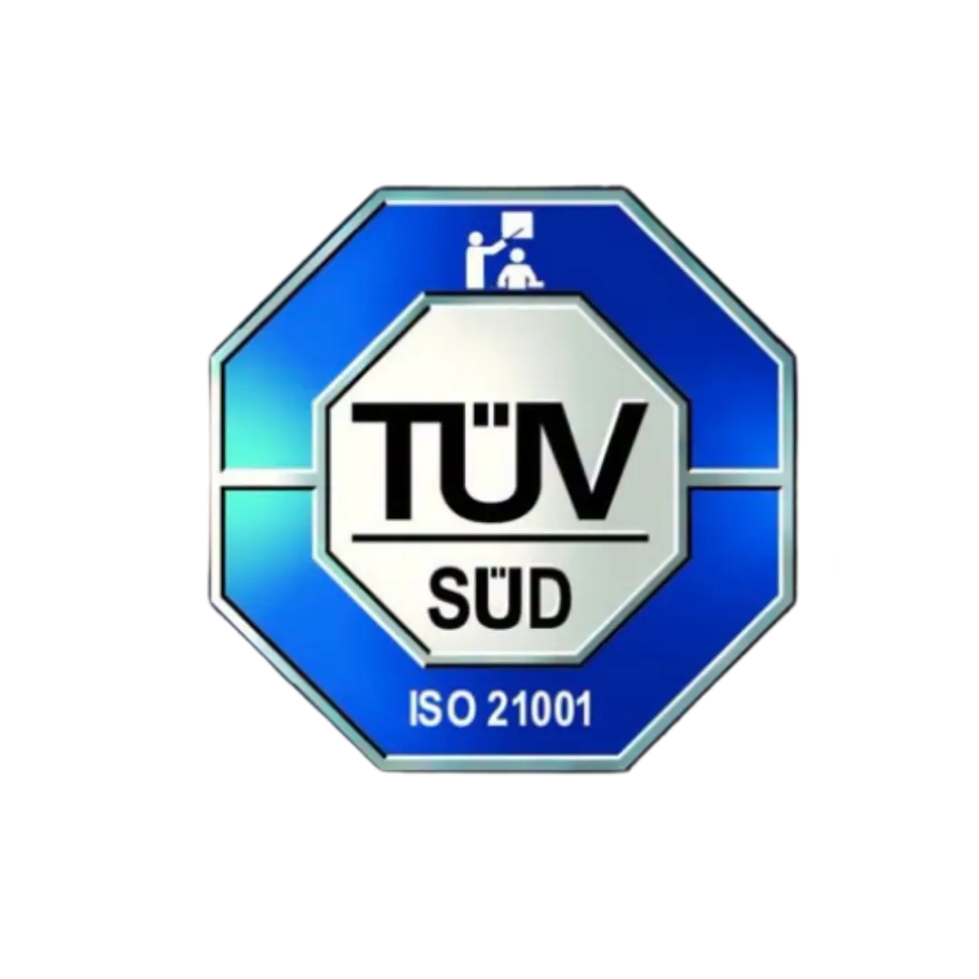 TÜV SÜD ISO 21001 certification